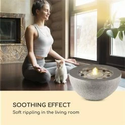 Bon marché 🎁 Blumfeldt Décoration D'extérieur Genesis Fontaine De Jardin ✔️ -Jardin-et-Bricolage Soldes 10033530 yy 0006 logo Blumfeldt Genesis Gartenbrunnen anthrazit