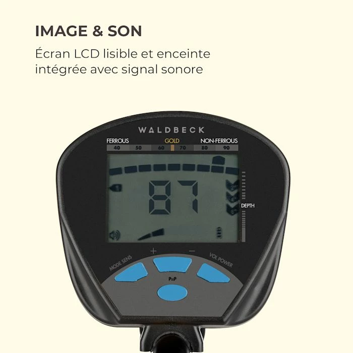 Meilleure affaire 🎉 Waldbeck Camping & Randonnée Azteca Détecteur De Métaux 👍 3 Meilleure affaire 🎉 Waldbeck Camping & Randonnée Azteca Détecteur De Métaux 👍 – Image 3