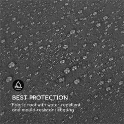 Grosses soldes 🎁 Blumfeldt Pavillons Pour Réceptions Grandezza Cortina Pavillon De Jardin 🧨 -Jardin-et-Bricolage Soldes 10033607 yy 0005 logo Steel Rolling gazebo