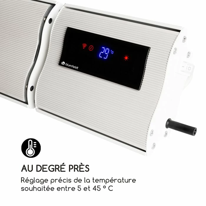 Meilleure affaire 🥰 Blumfeldt Chauffages Radiants Et Poêles De Jardin Chauffage Par Infrarouge Cosmic Beam Plus 😀 6 Meilleure affaire 🥰 Blumfeldt Chauffages Radiants Et Poêles De Jardin Chauffage Par Infrarouge Cosmic Beam Plus 😀 – Image 6