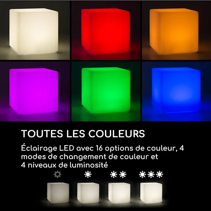 Vente flash 🎁 Blumfeldt Eclairages De Jardin Shinecube XL Cube Lumineux 🌟 2 Vente flash 🎁 Blumfeldt Eclairages De Jardin Shinecube XL Cube Lumineux 🌟 – Image 2