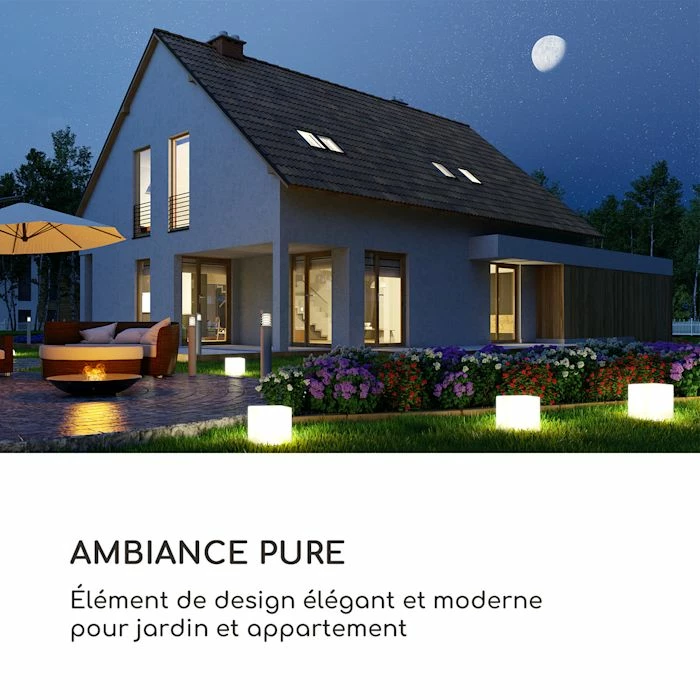 Vente flash 🎁 Blumfeldt Eclairages De Jardin Shinecube XL Cube Lumineux 🌟 3 Vente flash 🎁 Blumfeldt Eclairages De Jardin Shinecube XL Cube Lumineux 🌟 – Image 3