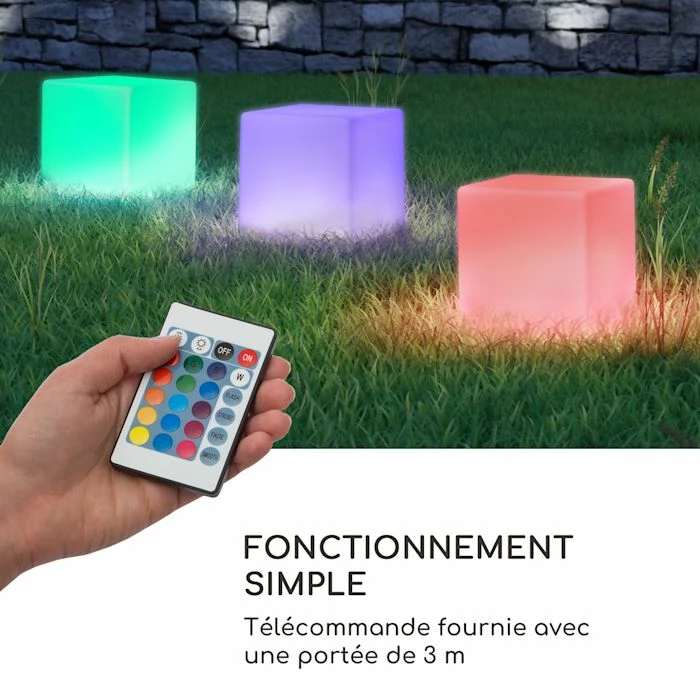 Vente flash 🎁 Blumfeldt Eclairages De Jardin Shinecube XL Cube Lumineux 🌟 4 Vente flash 🎁 Blumfeldt Eclairages De Jardin Shinecube XL Cube Lumineux 🌟 – Image 4
