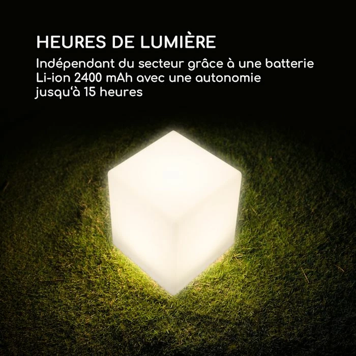Vente flash 🎁 Blumfeldt Eclairages De Jardin Shinecube XL Cube Lumineux 🌟 6 Vente flash 🎁 Blumfeldt Eclairages De Jardin Shinecube XL Cube Lumineux 🌟 – Image 6