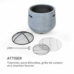 Le moins cher 🔥 Blumfeldt Chauffages Radiants Et Poêles De Jardin Evora Braséro ❤️ -Jardin-et-Bricolage Soldes 10033759 fr 0003 logo