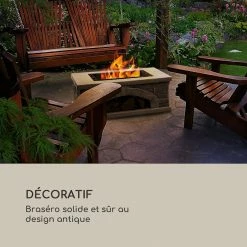 Sortie ✔️ Blumfeldt Chauffages Radiants Et Poêles De Jardin Matera Braséro ❤️ -Jardin-et-Bricolage Soldes 10033760 fr 0002 logo