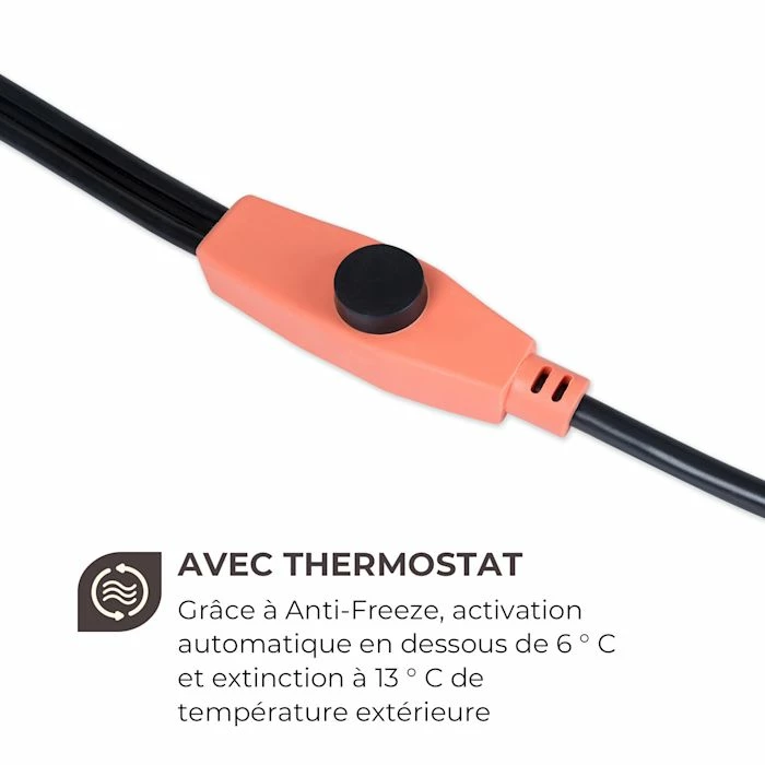 Meilleur prix ❤️ Waldbeck Outils De Jardinage Flow Wire Câble Antigel ⭐ 3 Meilleur prix ❤️ Waldbeck Outils De Jardinage Flow Wire Câble Antigel ⭐ – Image 3