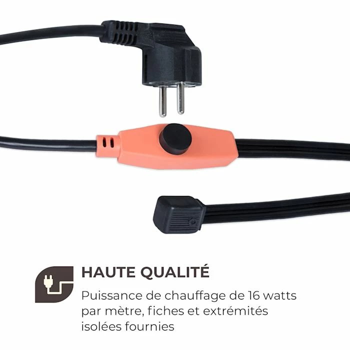Meilleur prix ❤️ Waldbeck Outils De Jardinage Flow Wire Câble Antigel ⭐ 4 Meilleur prix ❤️ Waldbeck Outils De Jardinage Flow Wire Câble Antigel ⭐ – Image 4