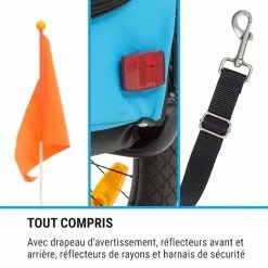 Grosses soldes 🔔 KLARFIT Camping & Randonnée Husky Remorque De Vélo Pour Chien 🤩 -Jardin-et-Bricolage Soldes 10034170 fr 0005 logo