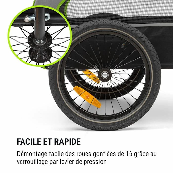 Sortie 💯 KLARFIT Camping & Randonnée Husky Remorque De Vélo Pour Chiens 😉 4 Sortie 💯 KLARFIT Camping & Randonnée Husky Remorque De Vélo Pour Chiens 😉 – Image 4
