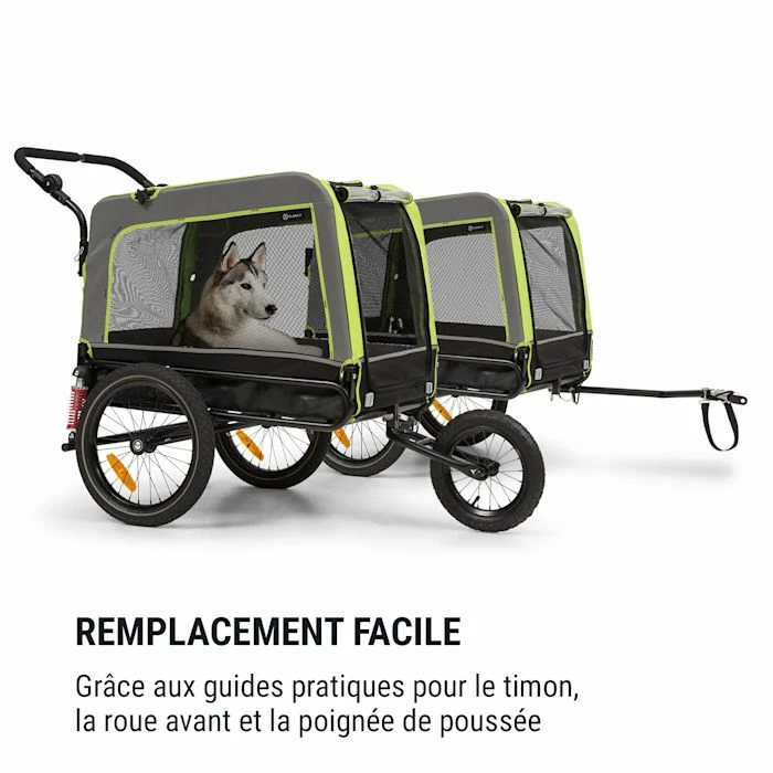 Bon marché ✨ KLARFIT Camping & Randonnée Husky Vario Remorque Pour Chien 💯 3 Bon marché ✨ KLARFIT Camping & Randonnée Husky Vario Remorque Pour Chien 💯 – Image 3