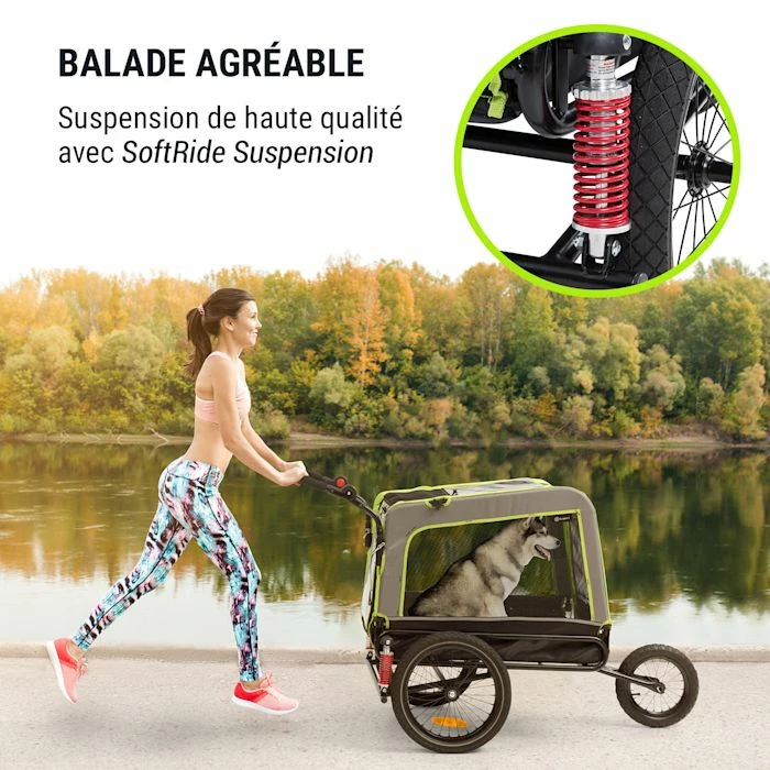 Bon marché ✨ KLARFIT Camping & Randonnée Husky Vario Remorque Pour Chien 💯 4 Bon marché ✨ KLARFIT Camping & Randonnée Husky Vario Remorque Pour Chien 💯 – Image 4
