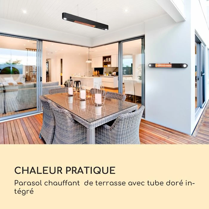 De gros 🎉 Blumfeldt Chauffages Radiants Et Poêles De Jardin Gold Bar Shine Radiateur 😀 3 De gros 🎉 Blumfeldt Chauffages Radiants Et Poêles De Jardin Gold Bar Shine Radiateur 😀 – Image 3