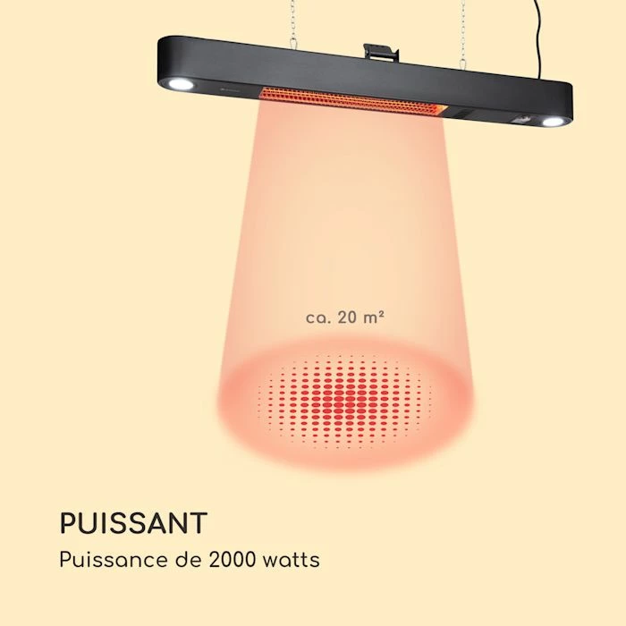 De gros 🎉 Blumfeldt Chauffages Radiants Et Poêles De Jardin Gold Bar Shine Radiateur 😀 5 De gros 🎉 Blumfeldt Chauffages Radiants Et Poêles De Jardin Gold Bar Shine Radiateur 😀 – Image 5