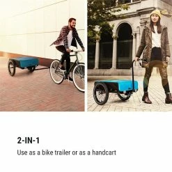 Le moins cher 🛒 KLARFIT Camping & Randonnée Companion Remorque Pour Marchandises ✔️ 8 Le moins cher 🛒 KLARFIT Camping & Randonnée Companion Remorque Pour Marchandises ✔️ -Jardin-et-Bricolage Soldes 10034492 yy 0003 logo Klarfit Cargo Bull Lastenanhaenger schwarz blau