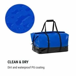 Nouveau 🌟 KLARFIT Camping & Randonnée Companion Travel Bag Sac De Voyage 😀 -Jardin-et-Bricolage Soldes 10034494 yy 0002 logo Klarfit Cargo Bull Travel Bag Transporttasche blau