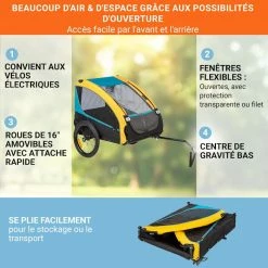 Acheter 🥰 KLARFIT Camping & Randonnée Husky Race Remorque Pour Chien ⭐ -Jardin-et-Bricolage Soldes 10034690 FR 0003 usp