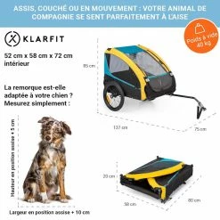 Acheter 🥰 KLARFIT Camping & Randonnée Husky Race Remorque Pour Chien ⭐ -Jardin-et-Bricolage Soldes 10034690 FR 0006 usp
