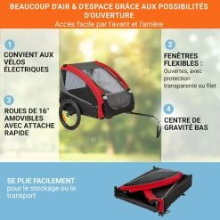 Bon marché 😉 KLARFIT Camping & Randonnée Husky Race Remorque Pour Chien 🎁 8 Bon marché 😉 KLARFIT Camping & Randonnée Husky Race Remorque Pour Chien 🎁 -Jardin-et-Bricolage Soldes 10034691 FR 0003 usp