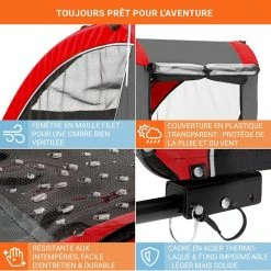 Bon marché 😉 KLARFIT Camping & Randonnée Husky Race Remorque Pour Chien 🎁 10 Bon marché 😉 KLARFIT Camping & Randonnée Husky Race Remorque Pour Chien 🎁 -Jardin-et-Bricolage Soldes 10034691 FR 0005 usp