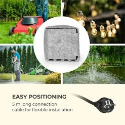 De gros 🛒 Waldbeck Outils De Jardinage Power Rock Twilight 👏 -Jardin-et-Bricolage Soldes 10034693 yy 0004 logo Waldbeck Power Rock Twilight Gartensteckdose