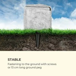 De gros 🛒 Waldbeck Outils De Jardinage Power Rock Twilight 👏 -Jardin-et-Bricolage Soldes 10034693 yy 0005 logo Waldbeck Power Rock Twilight Gartensteckdose