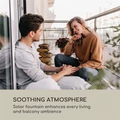 Grosses soldes 🥰 Blumfeldt Décoration D'extérieur Savona Fontaine Solaire Aspect Pierre 👍 -Jardin-et-Bricolage Soldes 10034720 yy 0006 logo Blumfeldt Savona Solarbrunnen Steinoptik