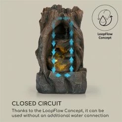 Sortie ✔️ Blumfeldt Décoration D'extérieur Magic Tree Fontaine Solaire Aspect 💯 -Jardin-et-Bricolage Soldes 10034721 yy 0005 logo Blumfeldt Magic Tree Solarbrunnen Holzoptik