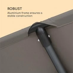 Bon marché ✔️ Marquises Parasol Blumfeldt Flex-Shade 🎉 -Jardin-et-Bricolage Soldes 10034726 yy 0005 logo Blumfeldt Flex Shade L Sonnenschirm 130x180 grau