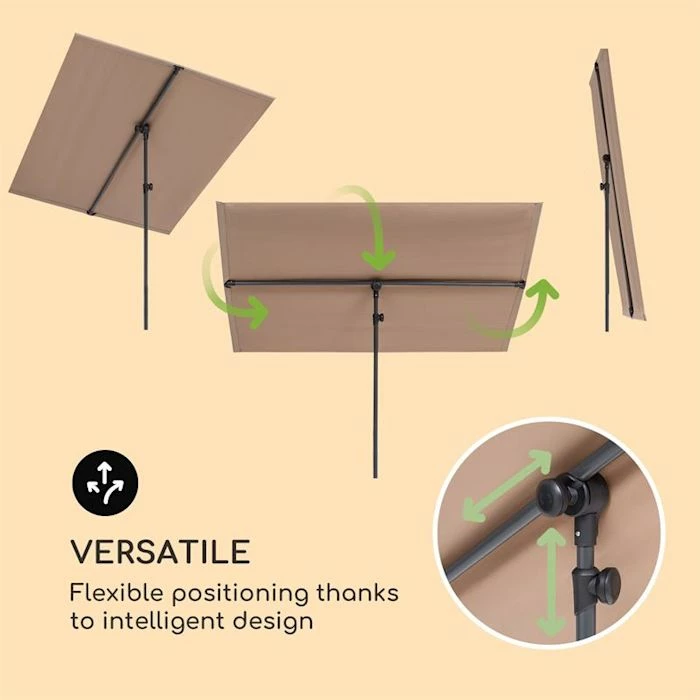 Tout neuf 🛒 Blumfeldt Marquises Flex-Shade XL Parasol 👍 3 Tout neuf 🛒 Blumfeldt Marquises Flex-Shade XL Parasol 👍 – Image 3