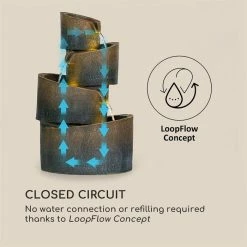 Meilleure affaire ✨ Blumfeldt Décoration D'extérieur Mantua Fontaine En Cascade 🧨 9 Meilleure affaire ✨ Blumfeldt Décoration D'extérieur Mantua Fontaine En Cascade 🧨 -Jardin-et-Bricolage Soldes 10034730 yy 0005 logo Blumfeldt Mantua Kaskadenbrunnen