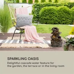 Offres 🔥 Blumfeldt Décoration D'extérieur Messina Fontaine En Cascade 🌟 -Jardin-et-Bricolage Soldes 10034734 yy 0003 logo Blumfeldt Messina Kaskadenbrunnen