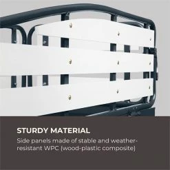 De gros 🧨 Waldbeck Outils De Jardinage Ventura Chariot à Main ⭐ -Jardin-et-Bricolage Soldes 10034736 yy 0003 logo Waldbeck Ventura Handwagen schwarz