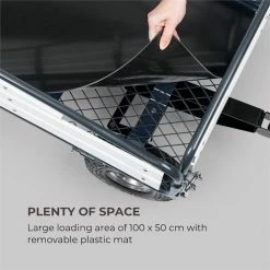 De gros 🧨 Waldbeck Outils De Jardinage Ventura Chariot à Main ⭐ -Jardin-et-Bricolage Soldes 10034736 yy 0005 logo Waldbeck Ventura Handwagen schwarz