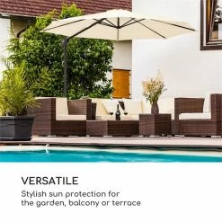 Les meilleures critiques de 👍 Blumfeldt Marquises Belo Horizonte Parasol 💯 -Jardin-et-Bricolage Soldes 10034743 yy 0005 logo blumfeldt Belo Horizonte Sonnenschirm creme