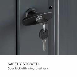 Tout neuf 💯 Blumfeldt Outils De Jardinage Solid Storage Remise à Outils Une Porte 🥰 -Jardin-et-Bricolage Soldes 10034755 uk 0006 logo blumfeldt Solid Storage Geraetehaus Einzeltuer