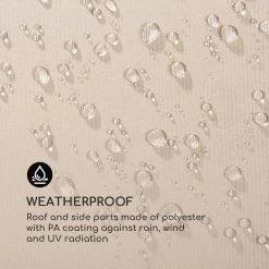 Coupon 👍 Blumfeldt Pavillons Pour Réceptions Mondo Pavillon De Jardin 🎁 -Jardin-et-Bricolage Soldes 10034764 uk 0005 logo Blumfeldt Mondo Gartenpavillon beige