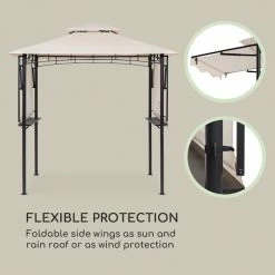 De gros ✨ Blumfeldt Pavillons Pour Réceptions Steakhouse Wings Pavillon 💯 -Jardin-et-Bricolage Soldes 10034766 uk 0003 logo Blumfeldt Steakhouse Wings Pavillon beige