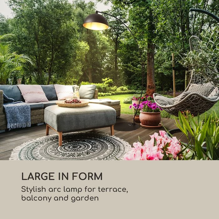 Le moins cher ✨ Blumfeldt Eclairages De Jardin Bixente Lampadaire Arc ⌛ 2 Le moins cher ✨ Blumfeldt Eclairages De Jardin Bixente Lampadaire Arc ⌛ – Image 2