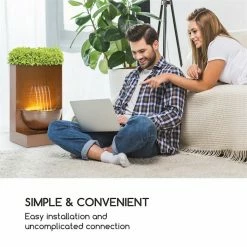 Vente flash 🎁 Blumfeldt Décoration D'extérieur Windflower Fontaine De Jardin 🥰 -Jardin-et-Bricolage Soldes 10034778 yy 0003 logo Blumfeldt Windflower Gartenbrunnen Zimmerbrunnen