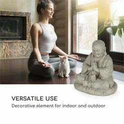 Coupon 🤩 Blumfeldt Décoration D'extérieur Anjali Statue De Jardin 🌟 -Jardin-et-Bricolage Soldes 10034785 yy 0005 logo Blumfeldt Anjali Gartenfigur braun