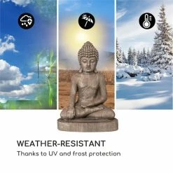 Vente flash đ Blumfeldt DĂ©coration D'extĂ©rieur Gautama Statue De Jardin đ 11 Vente flash đ Blumfeldt DĂ©coration D'extĂ©rieur Gautama Statue De Jardin đ -Jardin-et-Bricolage Soldes 10034786 yy 0006 logo Blumfeldt Gautama Gartenfigur braun