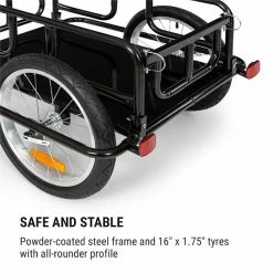 De gros đ KLARFIT Camping & RandonnĂ©e OX Remorque Pour VĂ©lo â 11 De gros đ KLARFIT Camping & RandonnĂ©e OX Remorque Pour VĂ©lo â -Jardin-et-Bricolage Soldes 10034797 yy 0006 logo Klarfit OX Lastenanhaenger 40kg 65Ltr schwarz