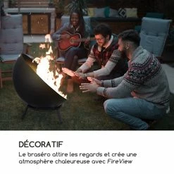 De gros 🌟 Blumfeldt Chauffages Radiants Et Poêles De Jardin Fireball Braséro De Jardin 💯 -Jardin-et-Bricolage Soldes 10034933 fr 0005 logo
