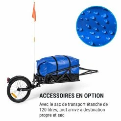 Le moins cher ✨ KLARFIT Camping & Randonnée Follower Remorque à Vélo 🛒 -Jardin-et-Bricolage Soldes 10034936 fr 0006 logo