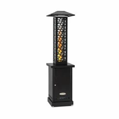 Top 10 👍 Blumfeldt Chauffages Radiants Et Poêles De Jardin Heat Hunter Poêle De Terrasse à Granulés 12,2 KW Mobile Inox Noir 🎁