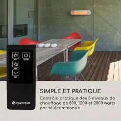 De gros 🛒 Blumfeldt Chauffages Radiants Et Poêles De Jardin Gold Bar 2000 Swing Radiateur Infrarouge ✨ -Jardin-et-Bricolage Soldes 10035342 fr 0003 logo