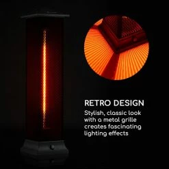 Bon marché 💯 Blumfeldt Chauffages Radiants Et Poêles De Jardin Heat Tower Radiateur Infrarouge 😉 -Jardin-et-Bricolage Soldes 10035348 uk 0005 logo blumfeldt Heat Tower Infrarot Heizstrahler schwarz