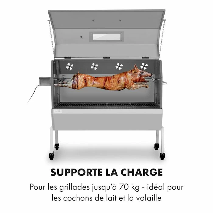 Offres 🧨 Klarstein Grills Et Barbecues Sauenland Pro XL Barbecue à Cochon De Lait 💯 4 Offres 🧨 Klarstein Grills Et Barbecues Sauenland Pro XL Barbecue à Cochon De Lait 💯 – Image 4