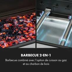 Vente flash 💯 Klarstein Grills Et Barbecues Kingsville Barbecue Combiné Gaz + Charbon 8,1 KW 2+1 Brûleurs Réglables En Hauteur 🌟 -Jardin-et-Bricolage Soldes 10035408 fr 0003 logo